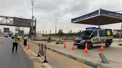 غلق طريق الصحراوي الشرقي القديم من الشيخ فضل حتى بني سويف