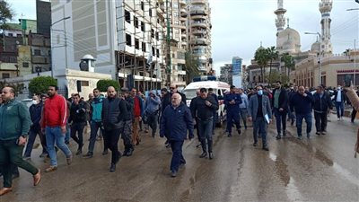 تشييع جثمان المقدم محمد حسان شهيد الواجب الوطني بالدقهلية 