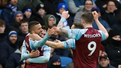 بيرنلي يصعق برايتون بثلاثية نظيفة في البريميرليج