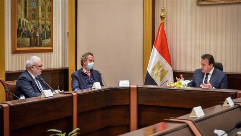 لقاء وزير الصحة ووفد