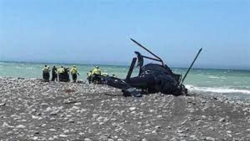 تحطم مروحية