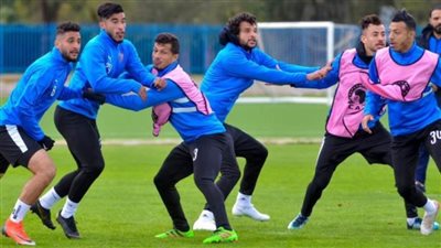 تدريبات استشفائية لأساسيي الزمالك أمام ساجرادا الأنجولي