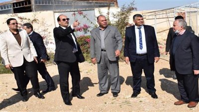 جولة تفقدية للجان امتحانات الدراسات العليا بمعهد البيئة بجامعة العريش 