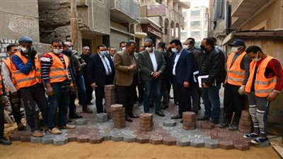 محافظ الفيوم يتفقد أعمال تجميل شوارع مدينة سنورس
