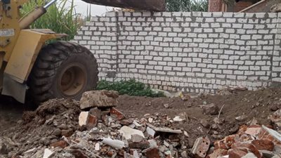 إزالة ٩٢ حالة تعدٍ على الأراضي الزراعية وأملاك الدولة بالبحيرة