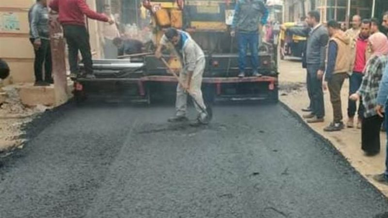 رصف الطرق بالبحيرة