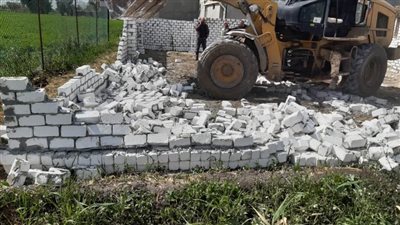 إزالة 92 حالة تعدٍ على الأراضى الزراعية فى حملة بالبحيرة