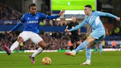 مانشستر سيتي يواصل صدارته للدوري الإنجليزي بفوزه على إيفرتون بهدف نظيف