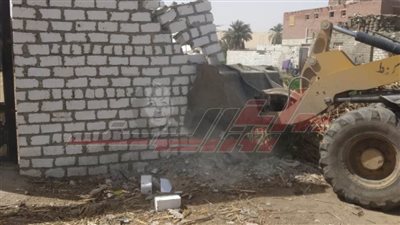 تنفيذ 22 قرار إزالة تعد على أراضي الدولة بكفر الشيخ