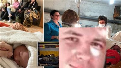 عاجل| طفلة زمن الحرب.. ولدت في ملجأ بمحطة مترو كييف  