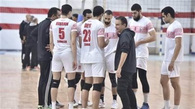 طائرة رجال الزمالك يصطدمون ببتروجيت في دوري النخبة