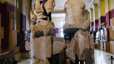 المتحف المصري الكبير يستقبل 13 قطعة أثرية كبيرة