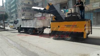 استمرار سير العمل بمنظومة النظافة والتجميل بكفر الشيخ