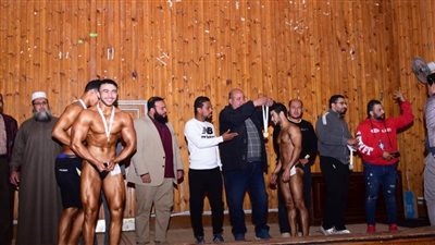 ختام بطولة كمال الأجسام بجامعة سوهاج بمشاركة ٥٥ طالباً 
