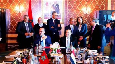 رئيس مجلس الشيوخ يبحث مع وزير الخارجية المغربي دعم العلاقات بين البلدين