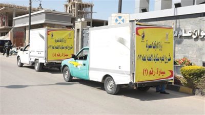 محافظ بني سويف ووزير الأوقاف يشهدان استلام 3 أطنان لحوم لتوزيعها على الأولى بالرعاية