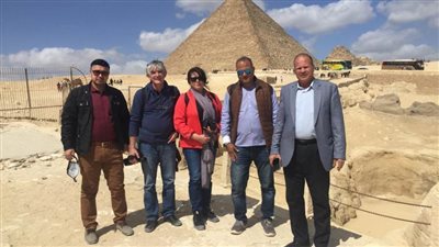 وفد من التليفزيون الروماني في زيارة تعريفية لمصر