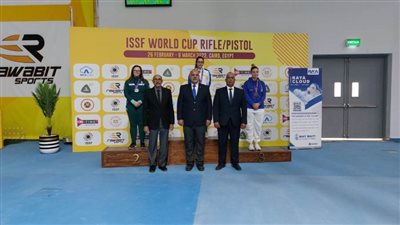 نتائج منافسات المسدس والبندقية رجال وسيدات في بطولة كأس العالم للرماية