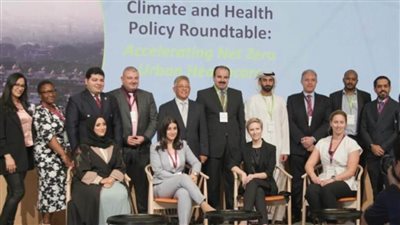 الاعتماد والرقابة الصحية تشارك في مؤتمر التغير المناخي بدبي