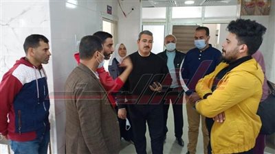 خداش يتابع أعمال التطوير والخدمة الطبية المقدمة بكفر الشيخ