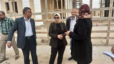 السكرتير المساعد بأسيوط تتفقد مسار رحلة العائلة المقدسة بالدير المحرق