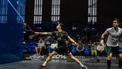 علي فرج يستهل مشوار مشاركتة ببطولة أوبتاسيا لرجال الإسكواش