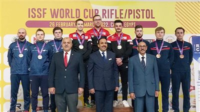 نتائج منافسات المسدس والبندقية رجال وسيدات في بطولة كأس العالم للرماية