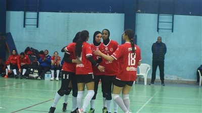 سيدات طائرة الأهلي يفوز على سبورتنج في الدوري