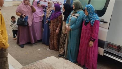 تقديم الخدمة الطبية بحملة 