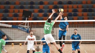 الاتحاد السكندري يهزم الزمالك بدوري النخبة للكرة الطائرة