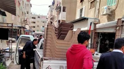 رفع ٨٢٢ حالة إشغال طريق ثابت ومتحرك في حملة بالبحيرة