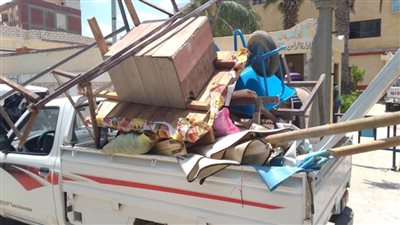 حى ثان الإسماعيلية يقوم بتنفيذ حملة مكبرة لإزالة ورفع الإشغالات بميدان السلام