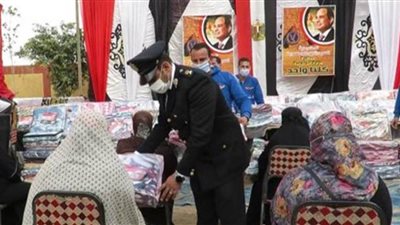 وزارة الداخلية توجه قوافل إنسانية بمحافظتي الغربية والمنوفية