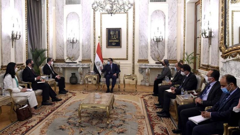 مدبولي خلال اللقاء