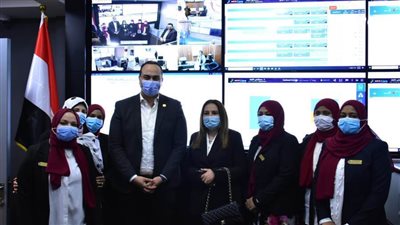 نائب وزير الاتصالات تتفقد تطبيقات الطوارئ الصحية بالشبكة الوطنية الموحدة بالأقصر