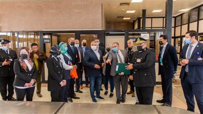 اللجنة العليا للتفتيش الأمني والبيئي تتفقد مطار بورسعيد الدولي