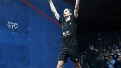 علي فرج يحقق ثاني بطولة في 2022..لاعب وادى دجلة يفوز بلقب أوبتاسيا للاسكواش في لندن 