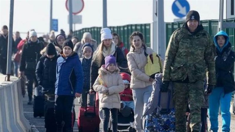 النازحين الأوكرانيين