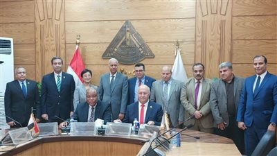 جامعة بنها توقع اتفاقية تعاون مع نظيرتها 