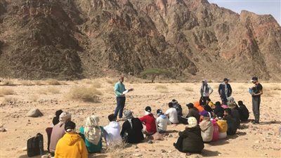 رحلة علمية إلى جنوب سيناء لطلاب قسم الجيولوجيا بعلوم القناة