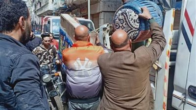 رفع ٦٨٠ حالة إشغال طريق في حملة مكبرة بالبحيرة