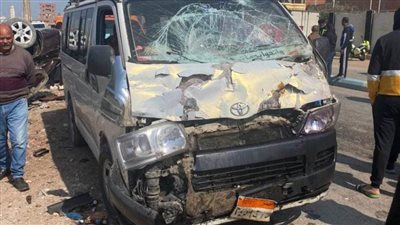 مصرع فتاة وإصابة 8 آخرين في انقلاب سيارة بالمنيا