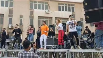 حفل غنائي كبير في جامعة حلوان والطلاب يبرزون مواهبهم