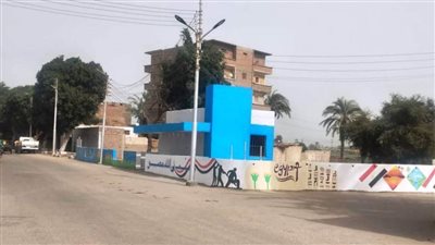 تجميل ورفع كفاءة مدخل قرية 