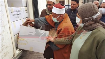 استلام الدفعة الثانية من صكوك الإطعام لتوزيعها على 2000 أسرة بكفر الشيخ