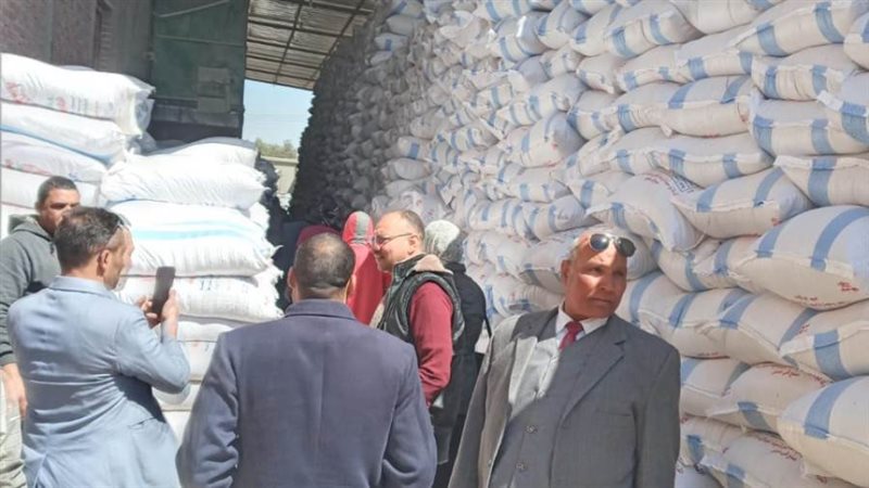 ضبط مصادرة 3 طن نخالة