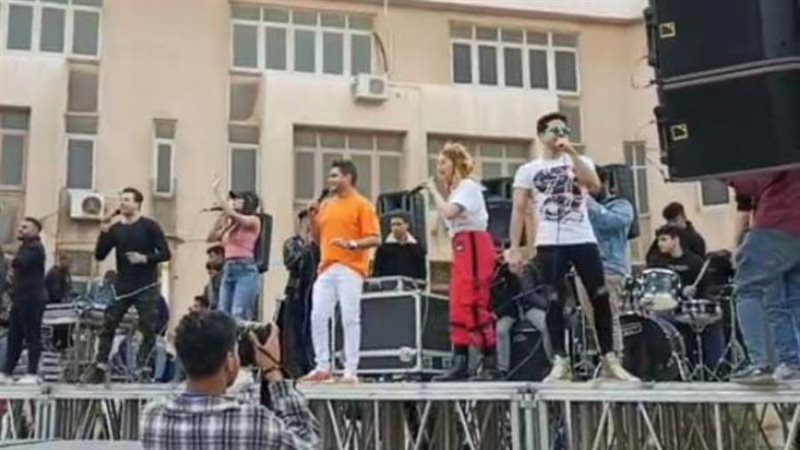 جانب من الحفل الغنائى