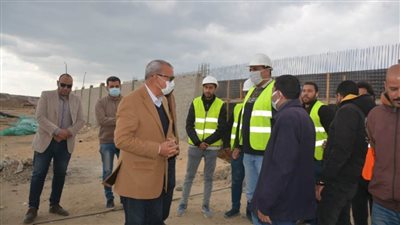 محافظ القليوبية يتابع المشروعات الجاري تنفيذها بالخانكة