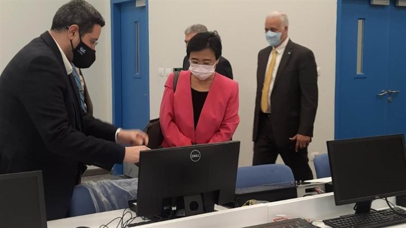 جانب من الزيارة