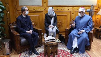 وكيل الأزهر يستقبل رئيس بعثة اللجنة الدولية للصليب الأحمر